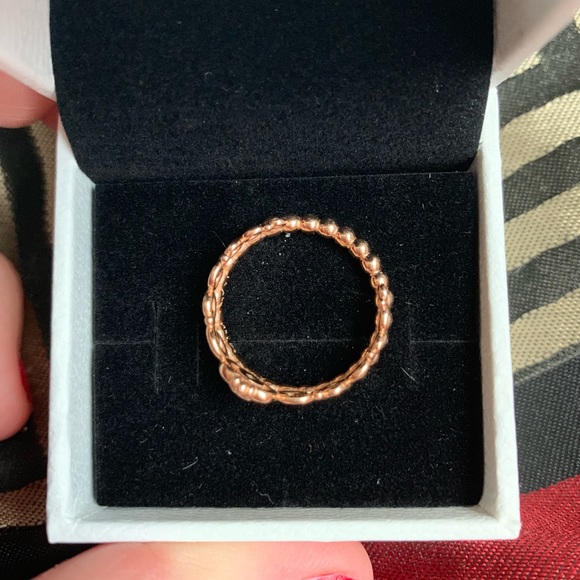 rose gold pandora princess ring - Picture 3 of 5